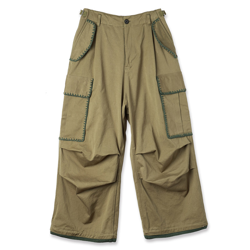 HAND KNITTING MILITARY PANTS