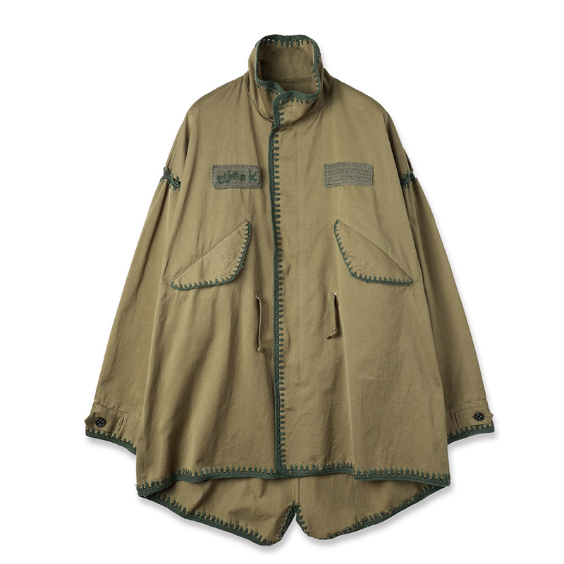 HAND KNITTING MILITARY COAT