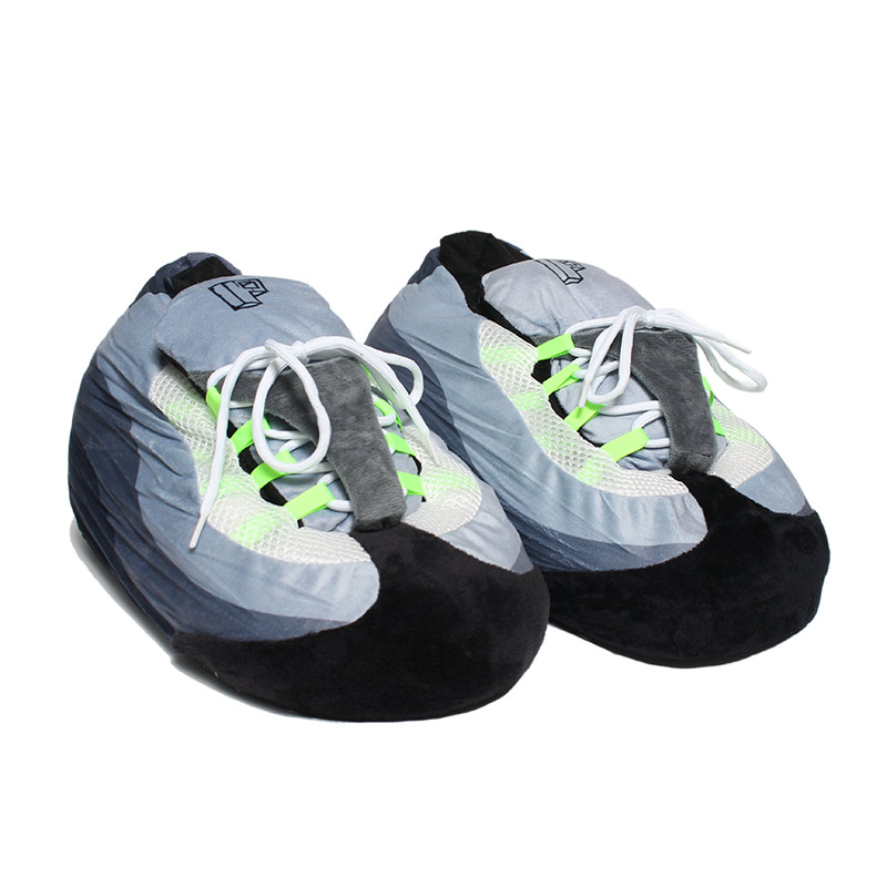 NEON STASH POCKET HARD SOLE SLIPPERS