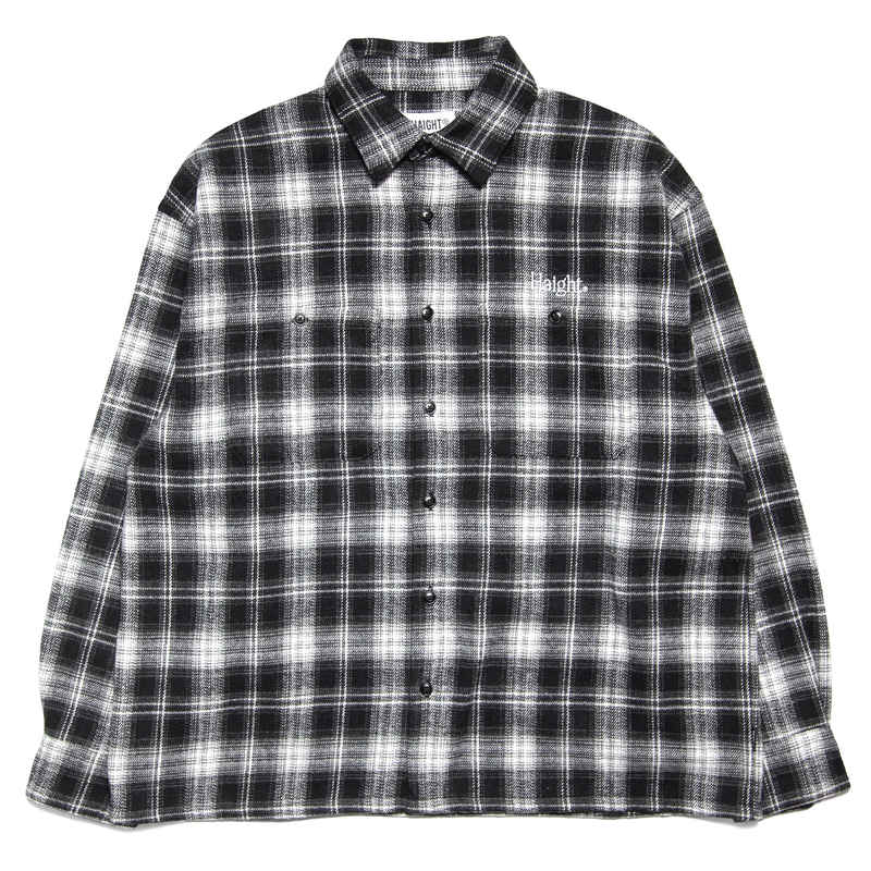OMBRE CHECK FLANNEL SHIRT