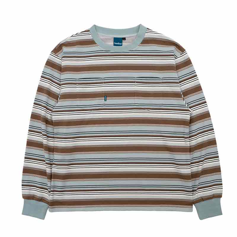 FRENCH TERRY STRIPED TEE