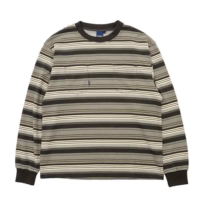 FRENCH TERRY STRIPED TEE