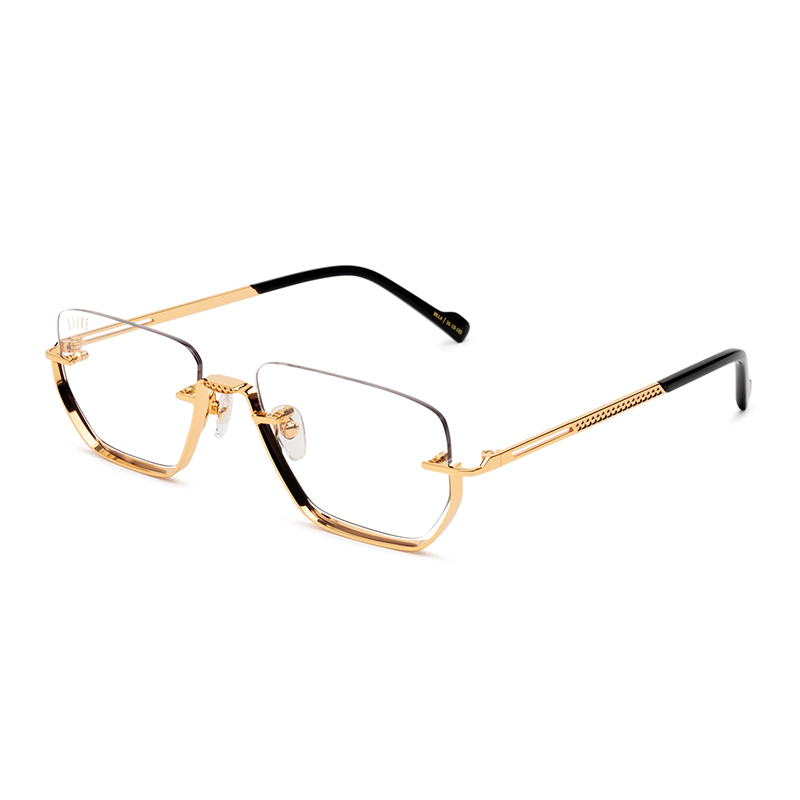 VILLA 24K GOLD CLEAR LENS GLASSES