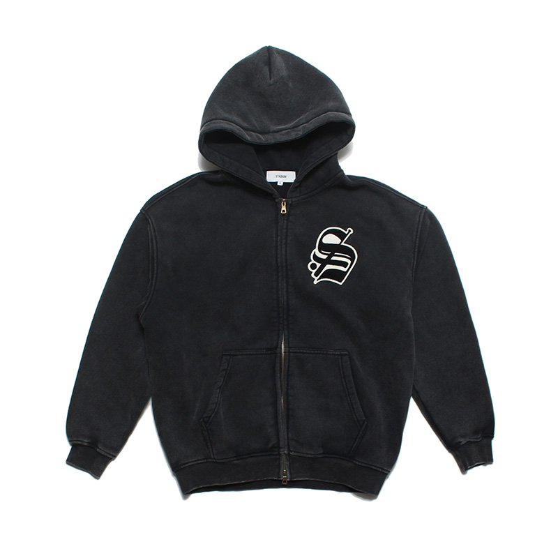 CLASSIC "S" LOGO WAPPEN ZIP HOODIE