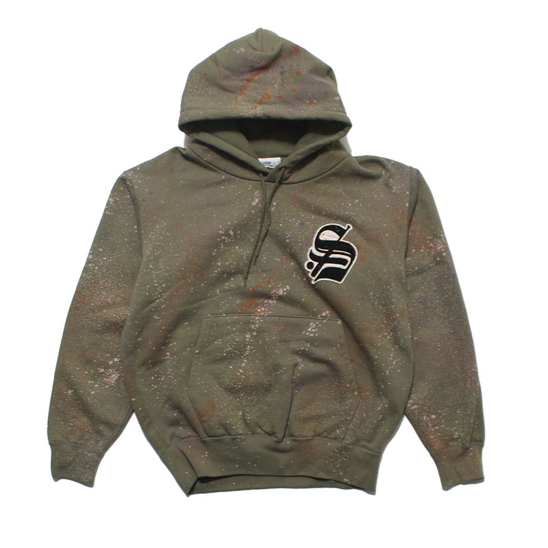 DISCHARGE PRINT CUSTOM HOODIE