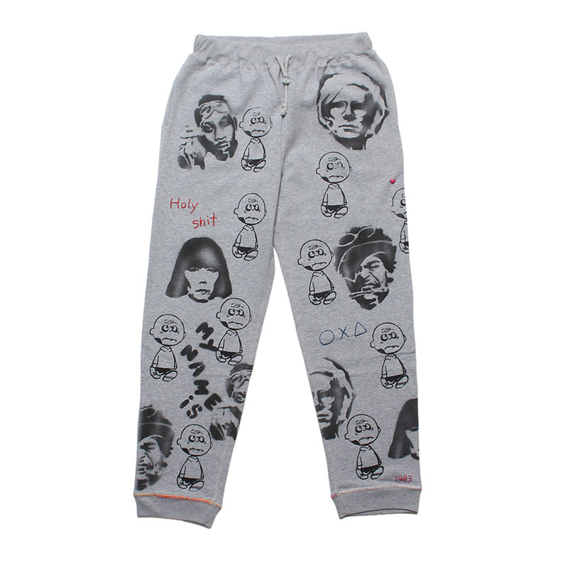 Yo! "my name is " PRINT SWEAT PANTS