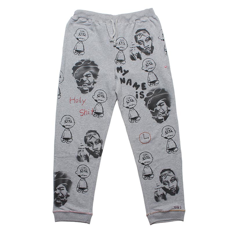 Yo! "my name is " PRINT SWEAT PANTS