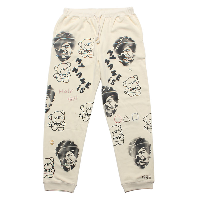 Yo! "my name is " PRINT SWEAT PANTS
