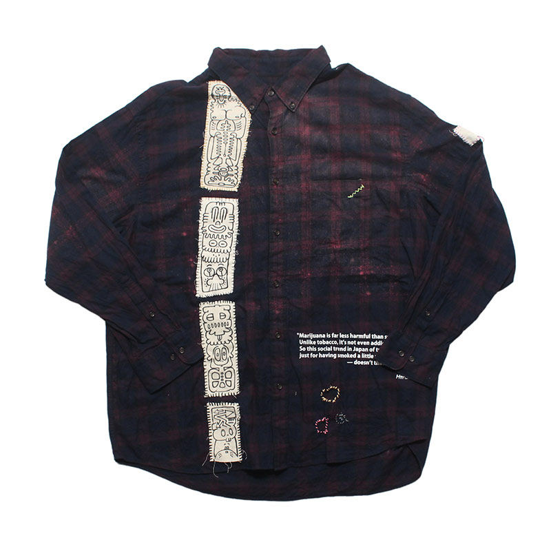 CUSTOM CHECK SHIRT (SAKURA COLLECTION)