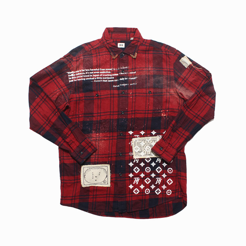 CUSTOM CHECK SHIRT (SAKURA COLLECTION)