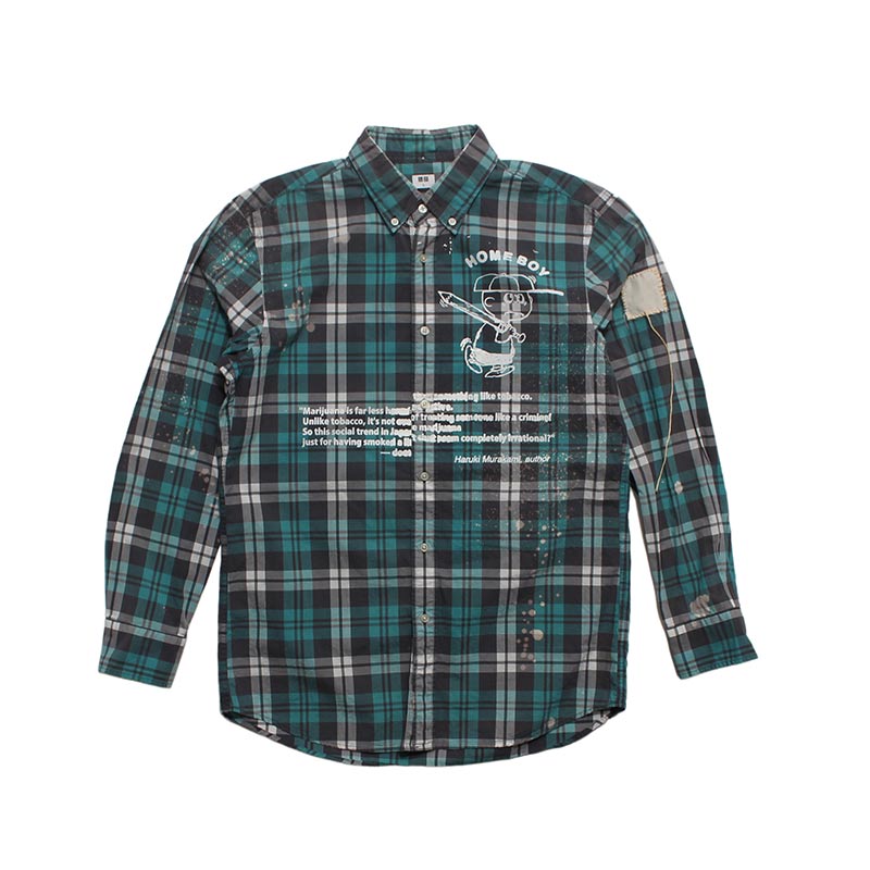 CUSTOM CHECK SHIRT (SAKURA COLLECTION)